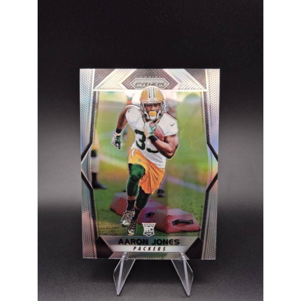 2017 Panini Prizm Rookies Aaron Jones #288 Silver Prizm (RC) Green Bay Packers
